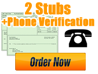 Order 2 Stubs   Phone Verification